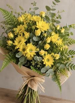 Bouquet de Flores amarillas - Imagen 1