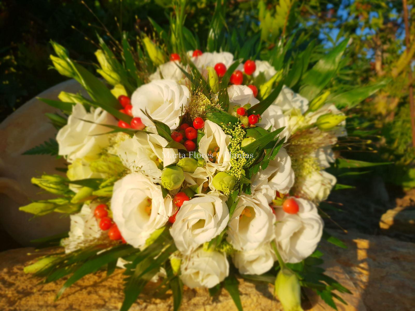 Bouquet novia lisiantos. - Imagen 1