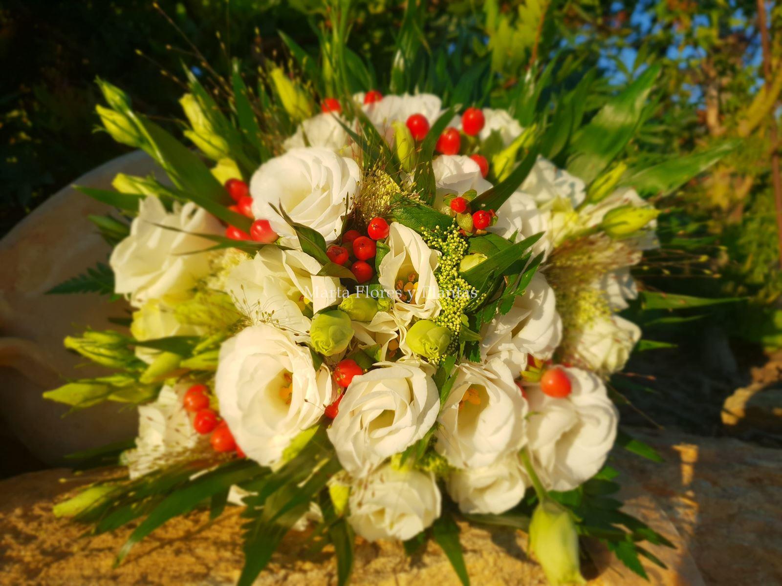 Bouquet novia lisiantos. - Imagen 3