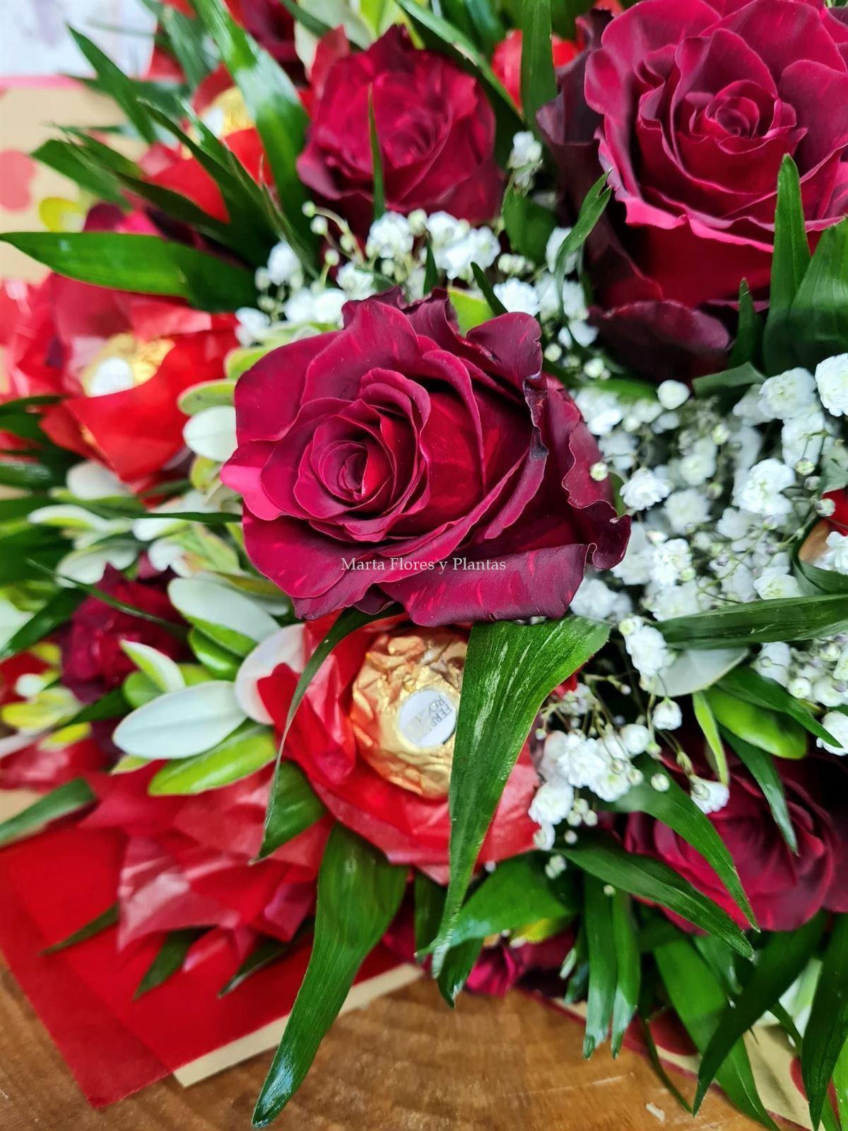 BOUQUET VENECIA con Ferrero Rocher - Imagen 2