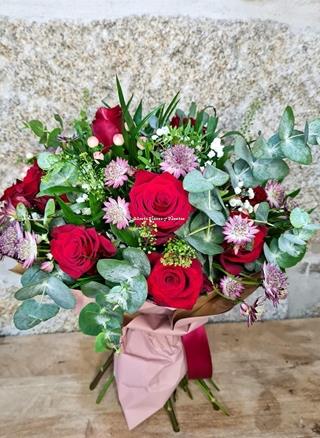 BOUQUET VENECIA ( rosas rojas) - Imagen 1