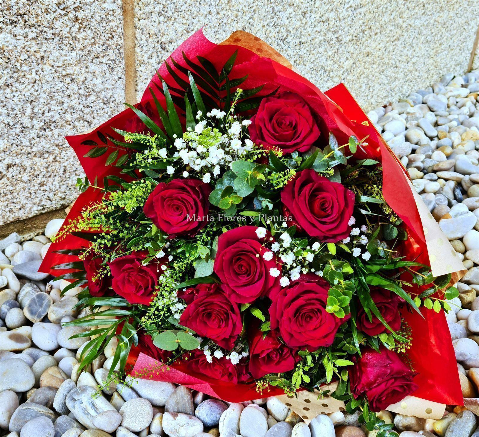 BOUQUET VENECIA ( rosas rojas) - Imagen 2