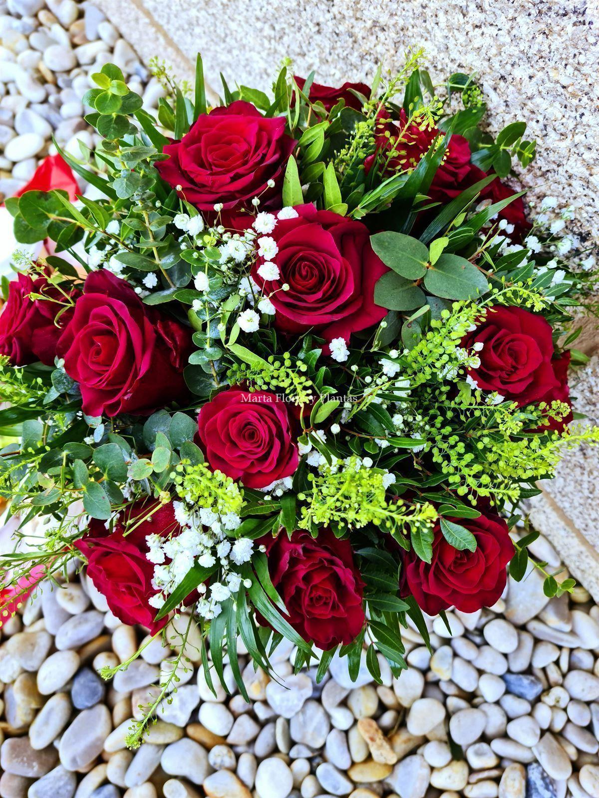 BOUQUET VENECIA ( rosas rojas) - Imagen 3
