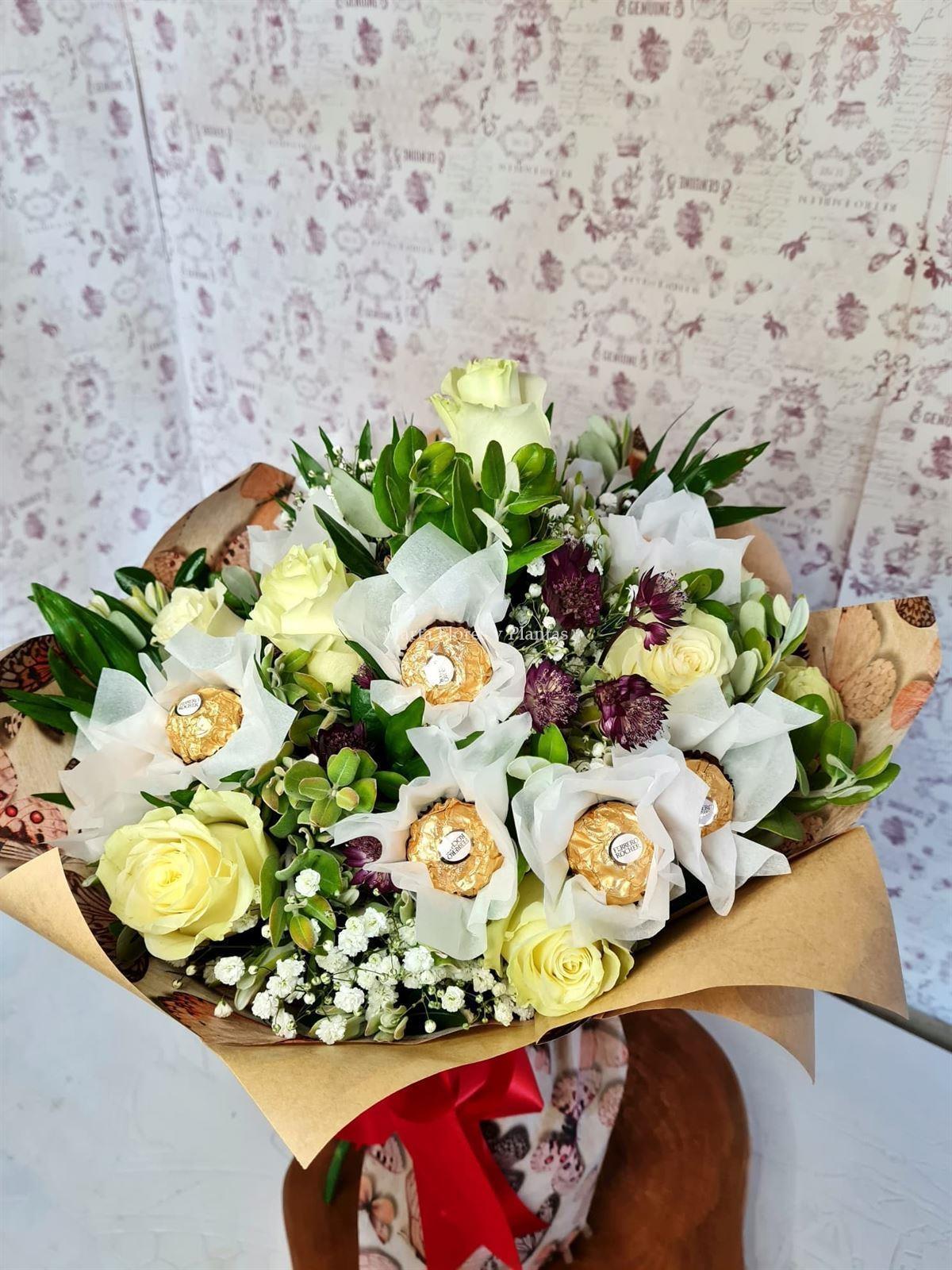 BOUQUET VERONA con Ferrero Rocher - Imagen 1