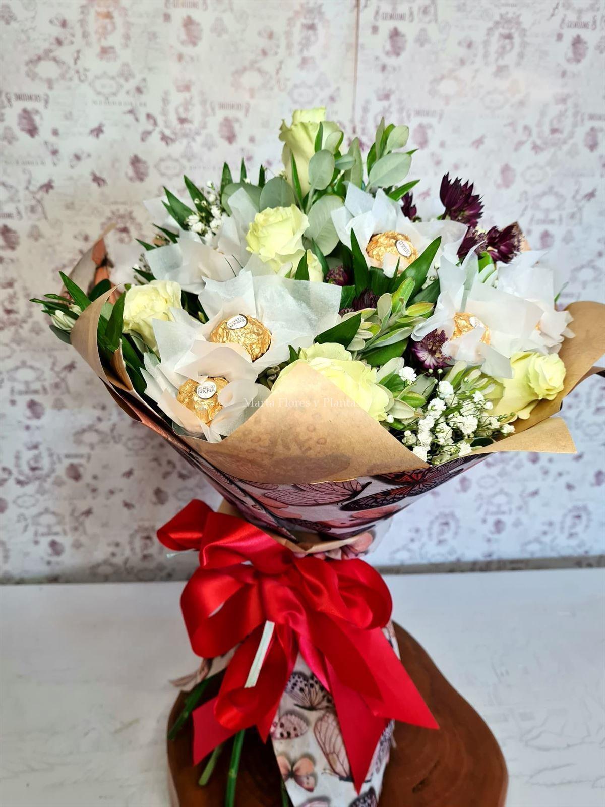 BOUQUET VERONA con Ferrero Rocher - Imagen 3