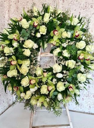 Corona de suelo de Rosas y Cybidium - Imagen 2