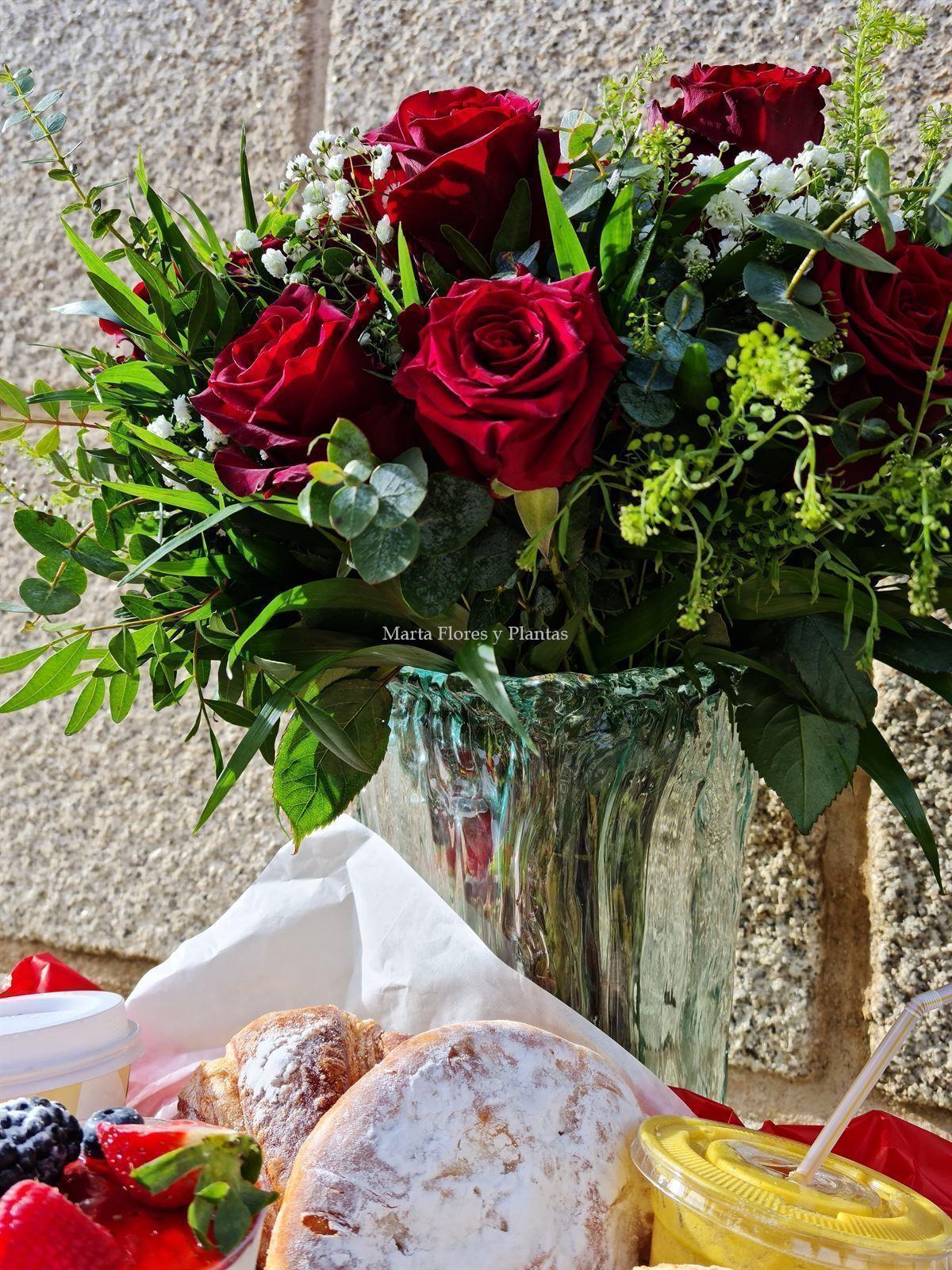 CUPIDO Rosas con desayuno - Imagen 4